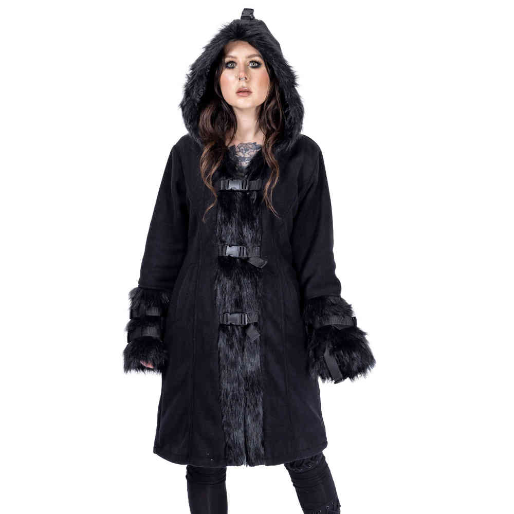 Poizen Industries - Circe Manteau - Noir